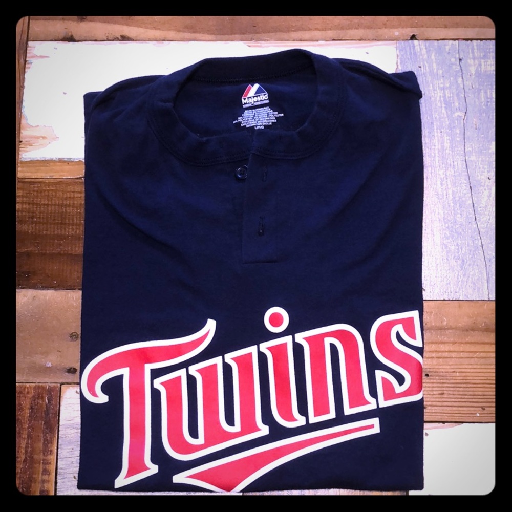Large Twins baseball jersey shirt
